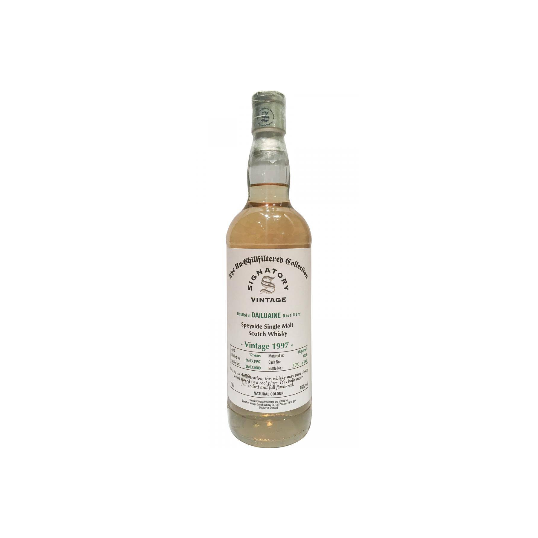 Dailuaine The Un-Chillfiltered Collection 1997 12 Years Single Malt Whisky