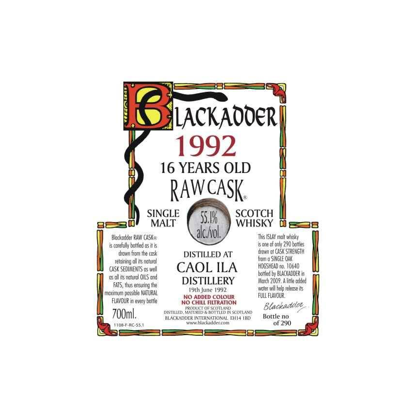 Caol Ila Raw Cask 1992 16 Years Single Malt Whisky