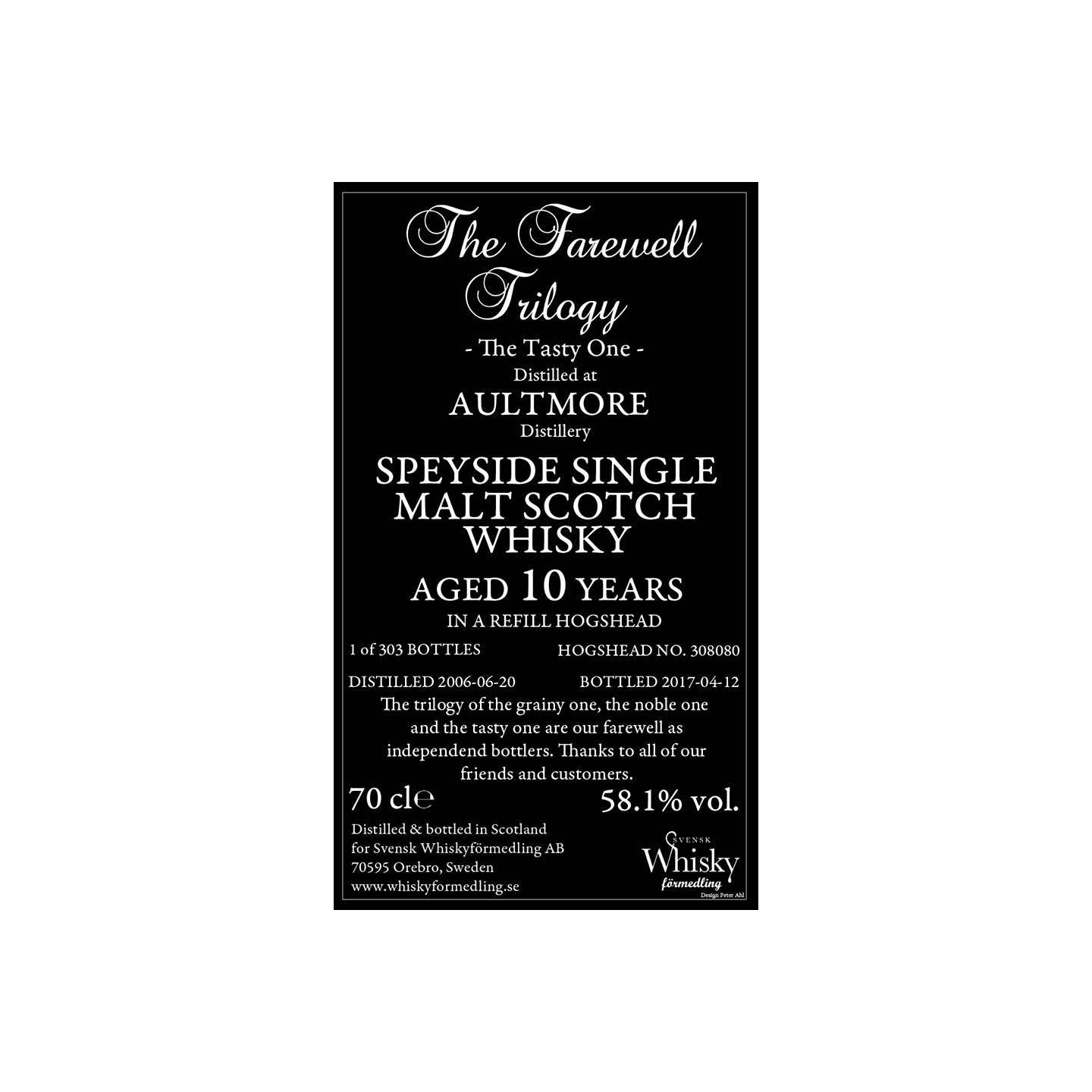 Aultmore 2006 10 Years Single Malt Whisky 2