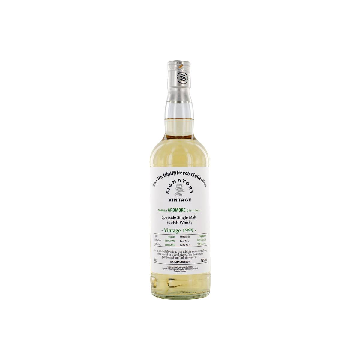 Ardmore The Un-Chillfiltered Collection 1999 10 Years Single Malt Whisky