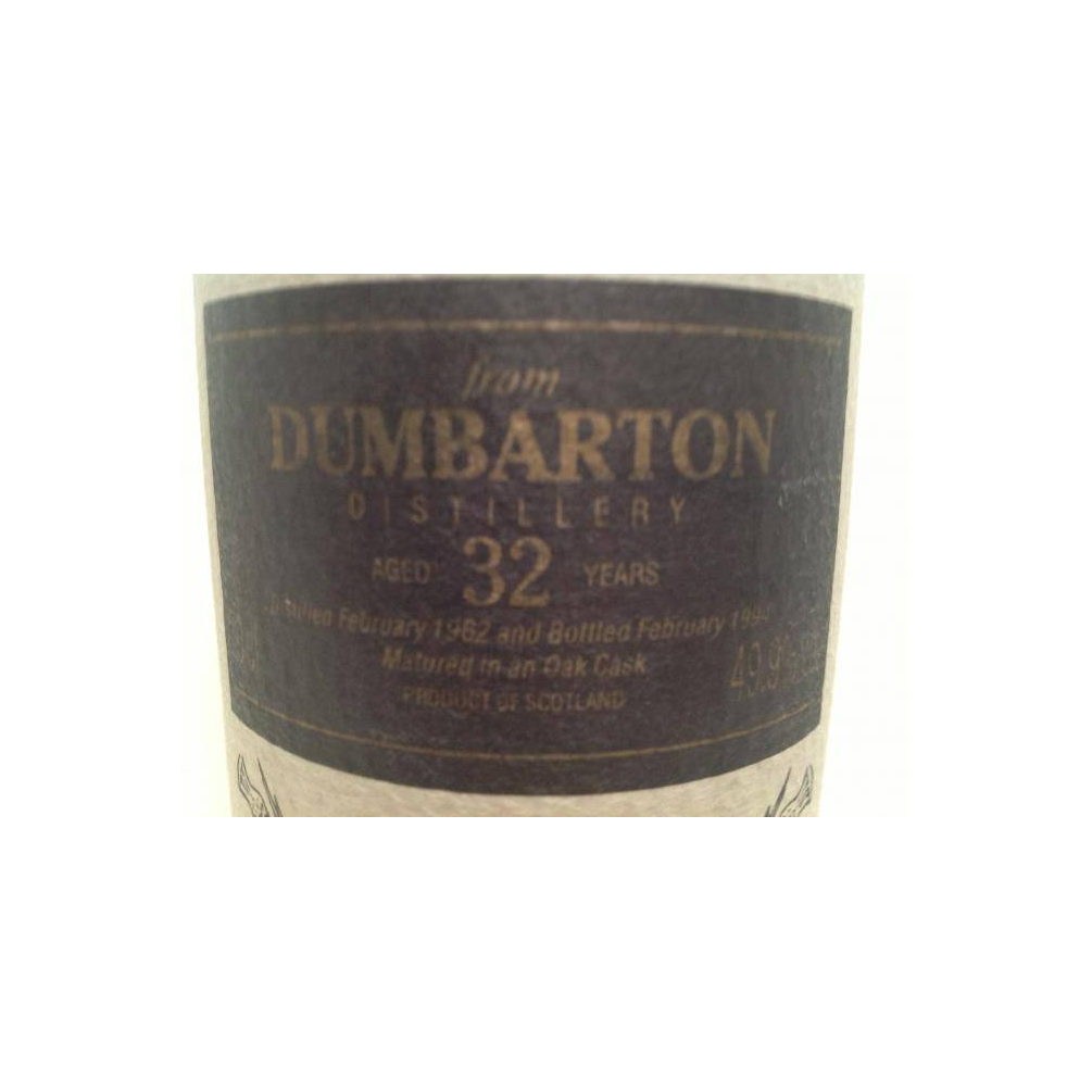 Dumbarton Authentic Collection 1962 32 Years Single Grain Whisky