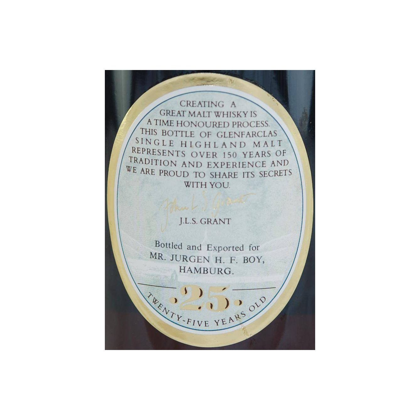 Glenfarclas 25 Years Single Malt Whisky 3