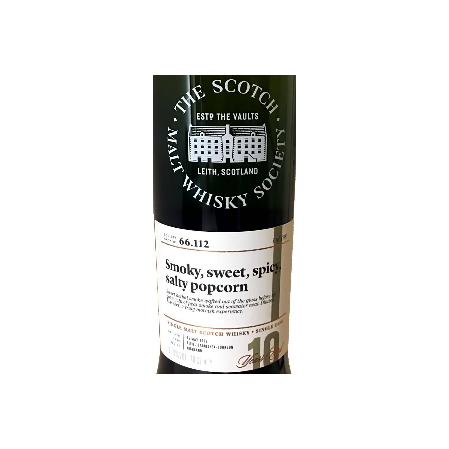 The Scotch Malt Whisky Society 2007 10 Years Single Malt Whisky 2