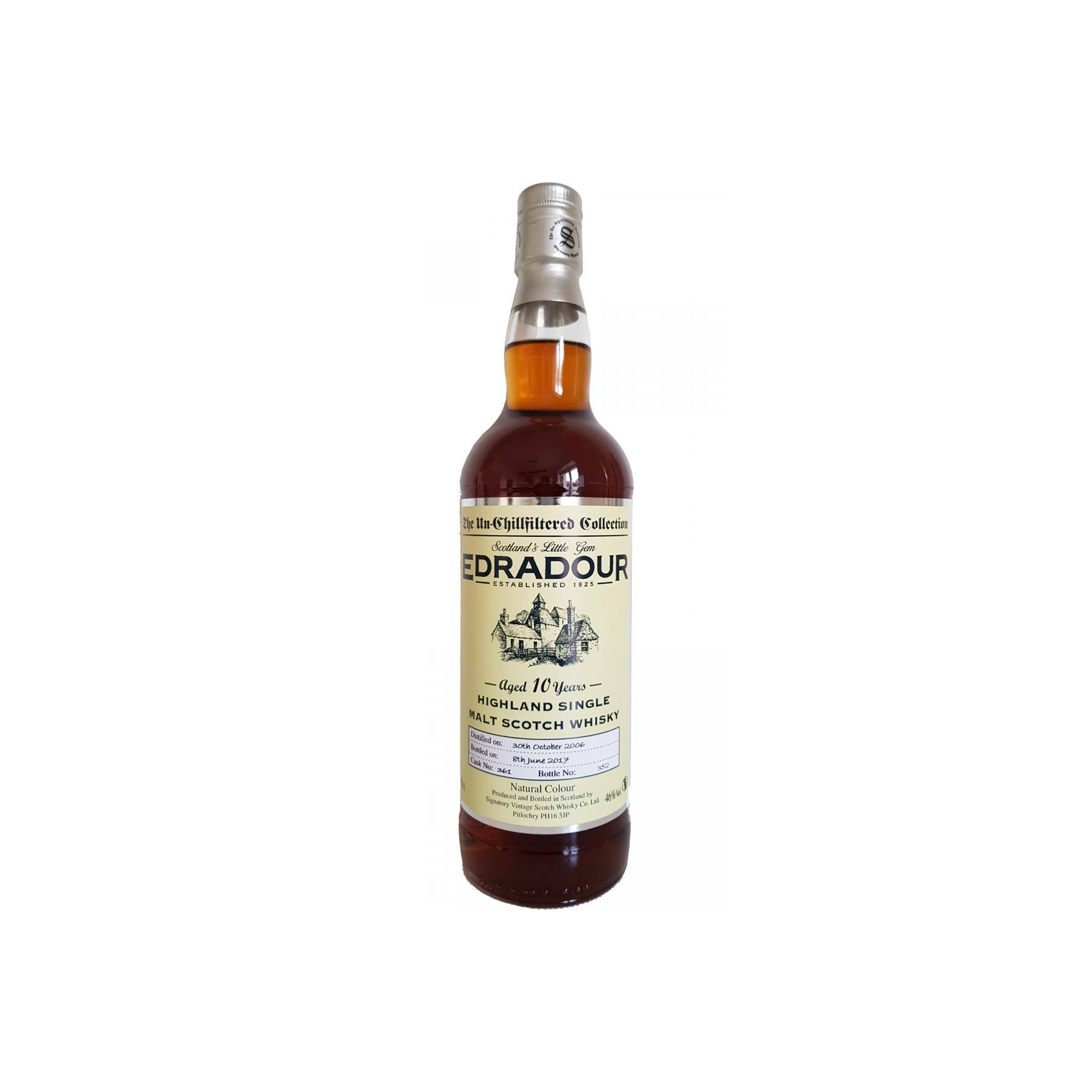 Edradour The Un-Chillfiltered Collection 2006 10 Years Single Malt Whisky