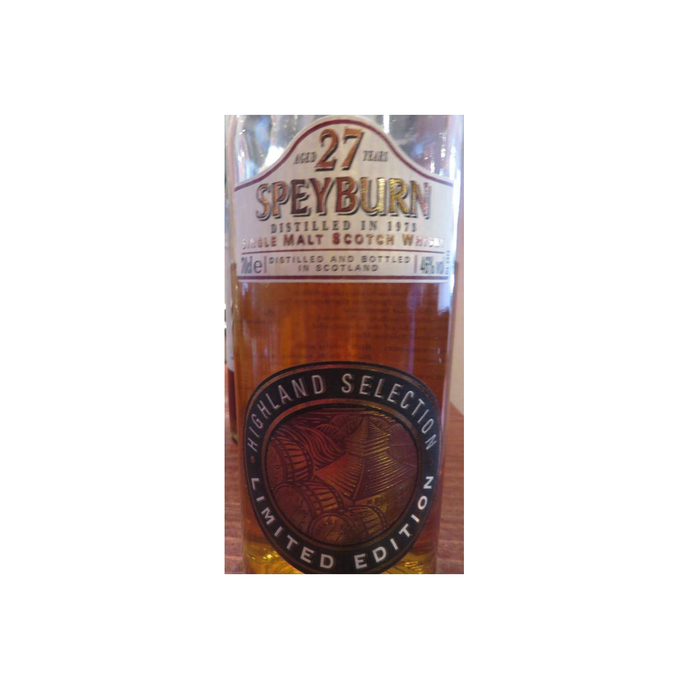 Spey 1973 27 Years Single Malt Whisky 2
