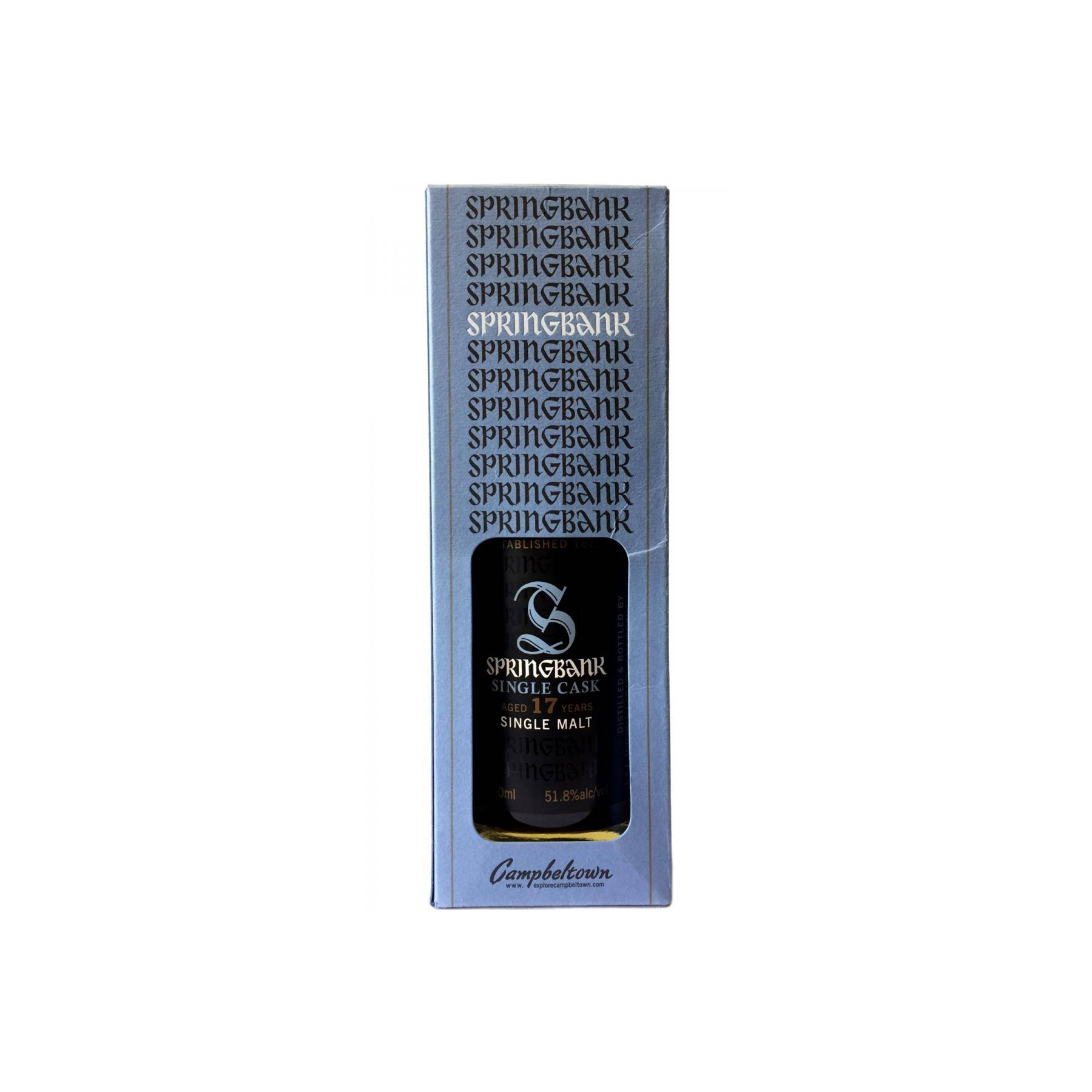 Springbank Single Cask 1999 17 Years Single Malt Whisky 3