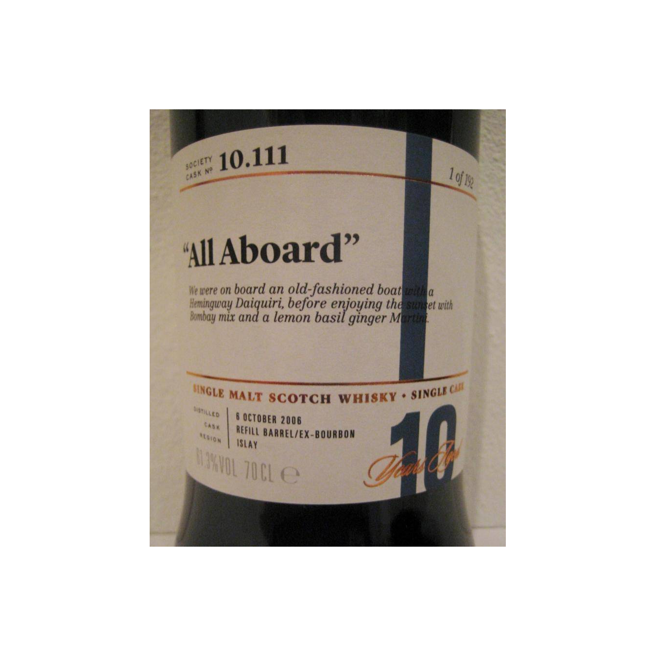 The Scotch Malt Whisky Society 2006 10 Years Single Malt Whisky 2