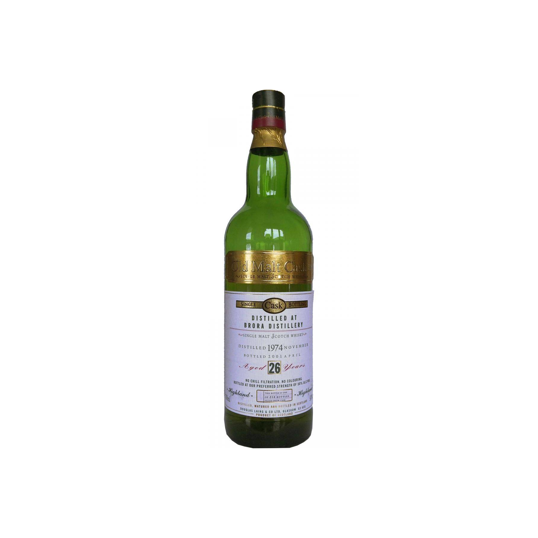 Brora Old Malt Cask 1974 26 Years Single Malt Whisky