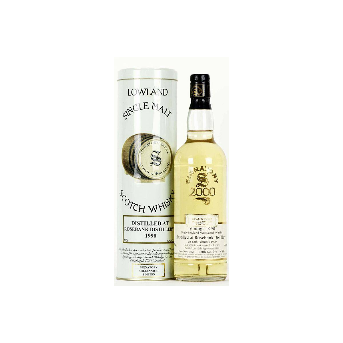 Rosebank 1990 9 Years Single Malt Whisky