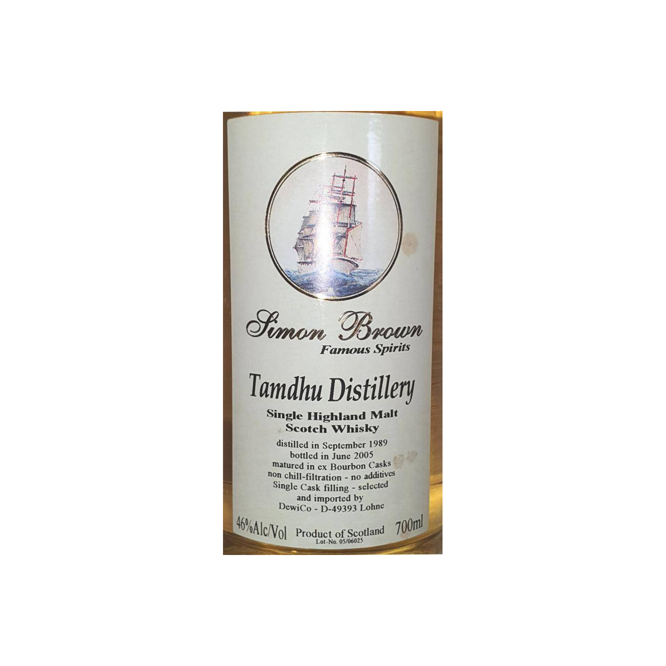 Tamdhu 1989 15 Years Single Malt Whisky