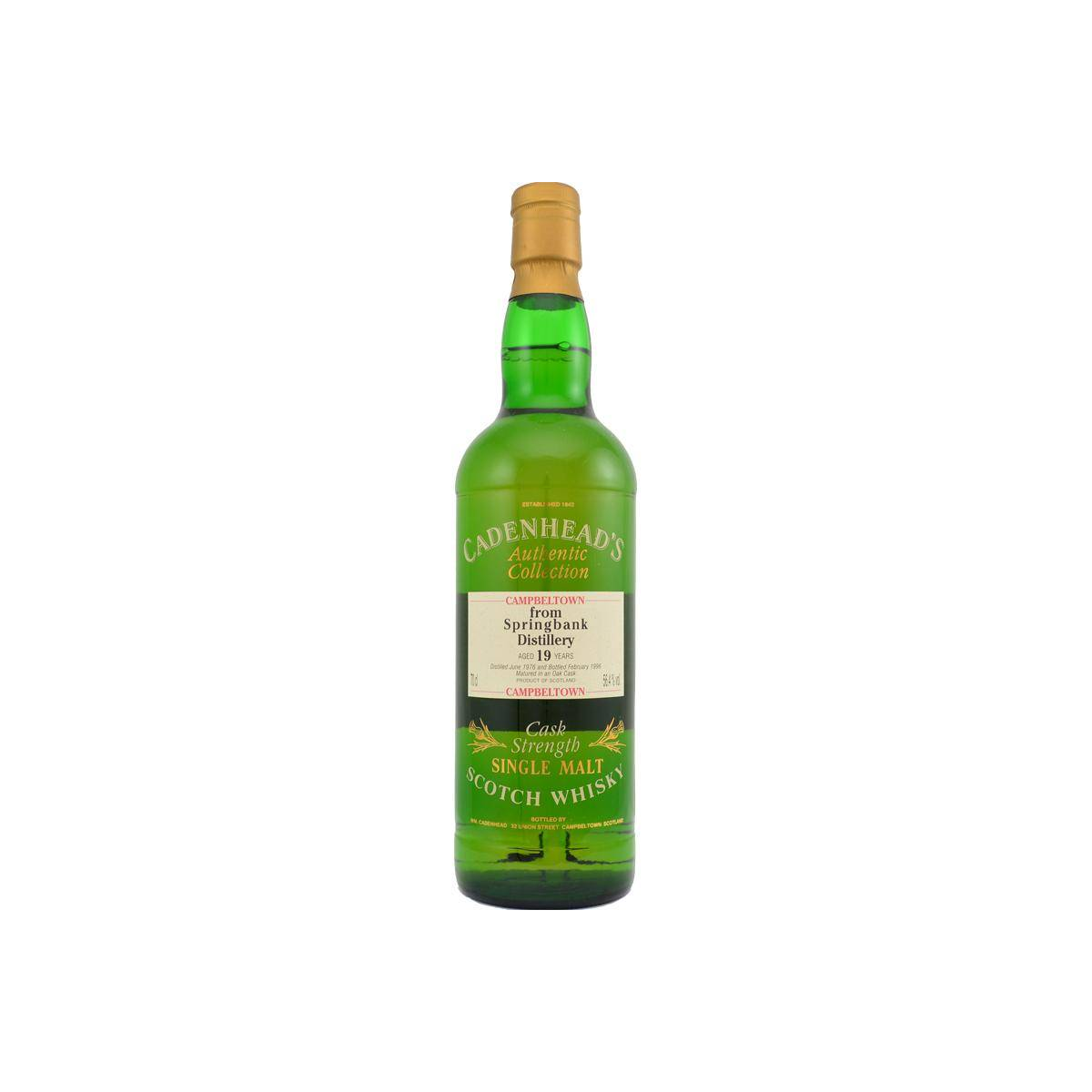 Springbank Authentic Collection 1976 19 Years Single Malt Whisky