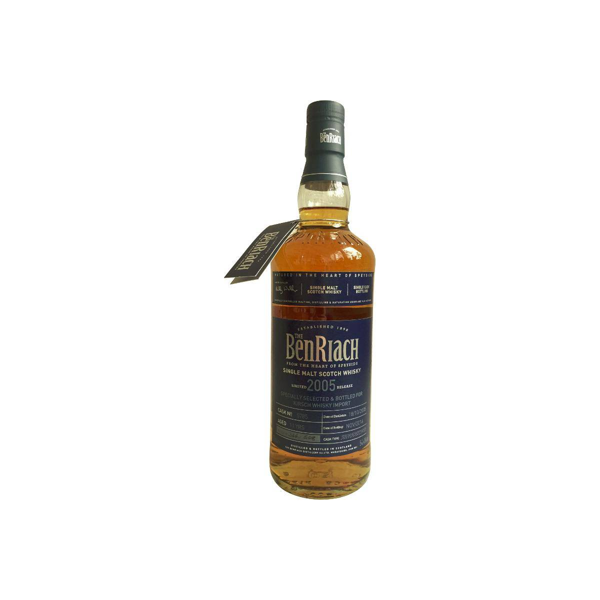 BenRiach Individual Cask Bottling 2005 11 Years Single Malt Whisky