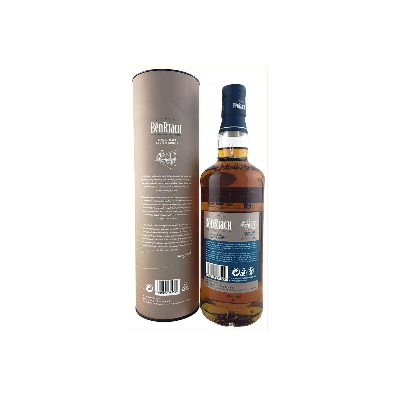 BenRiach 2005 12 Years Single Malt Whisky 3