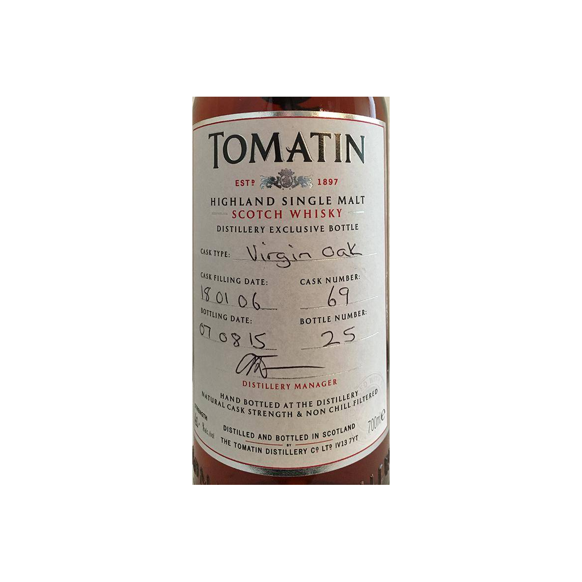 Tomatin 2006 9 Years Single Malt Whisky 2