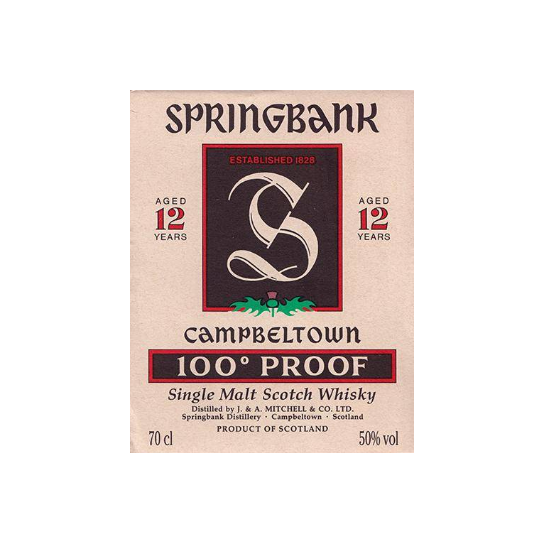 Springbank 12 Years Single Malt Whisky 2