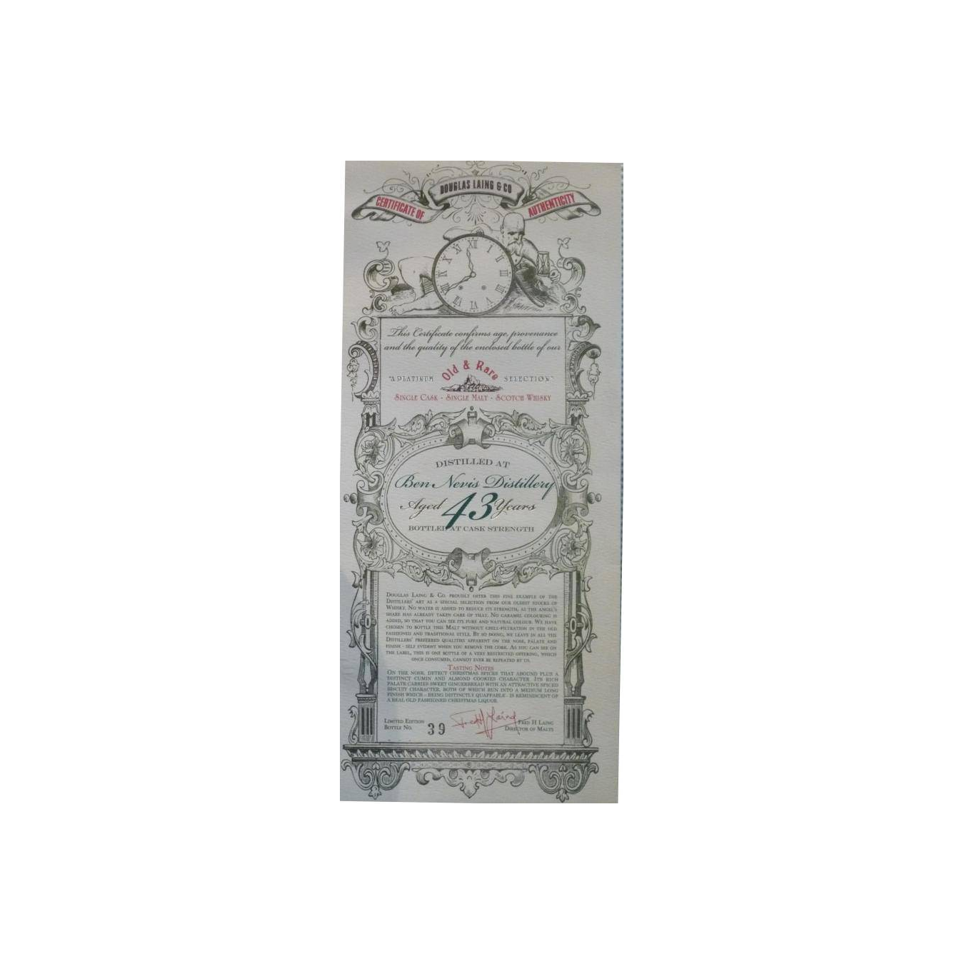 Ben Nevis 1966 43 Years Single Malt Whisky 3