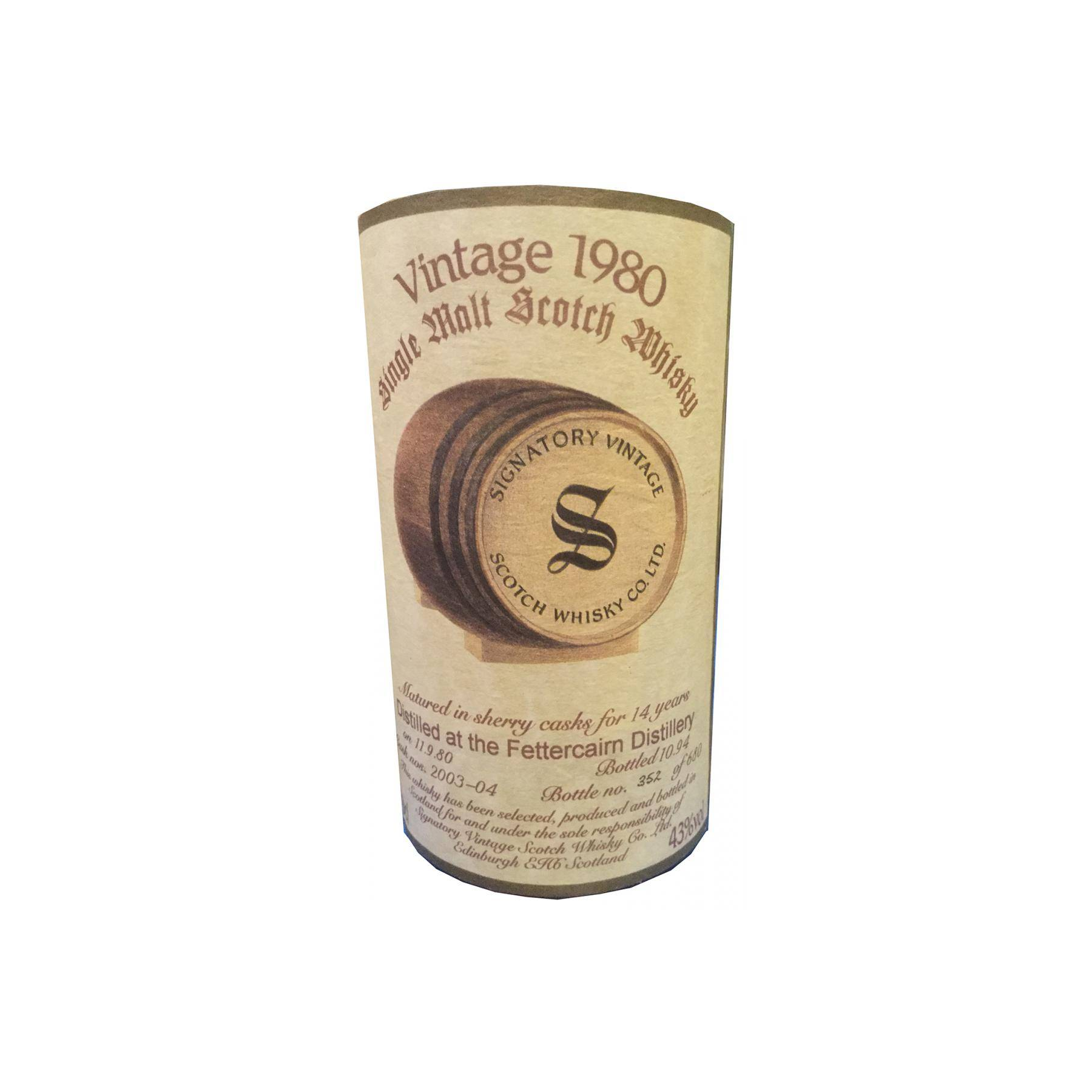 Fettercairn Vintage Collection 1980 14 Years Single Malt Whisky