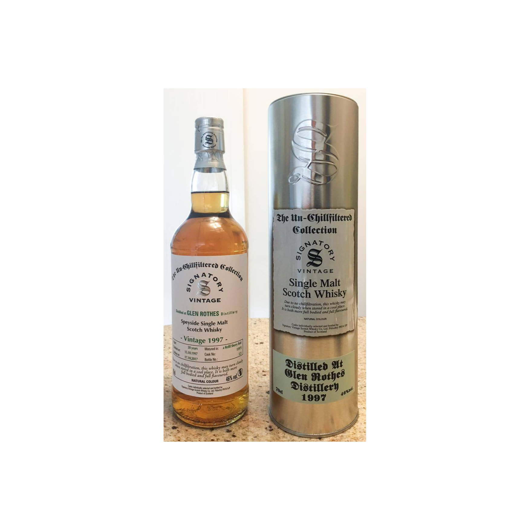 The Glenrothes The Un-Chillfiltered Collection 1997 20 Years Single Malt Whisky 2