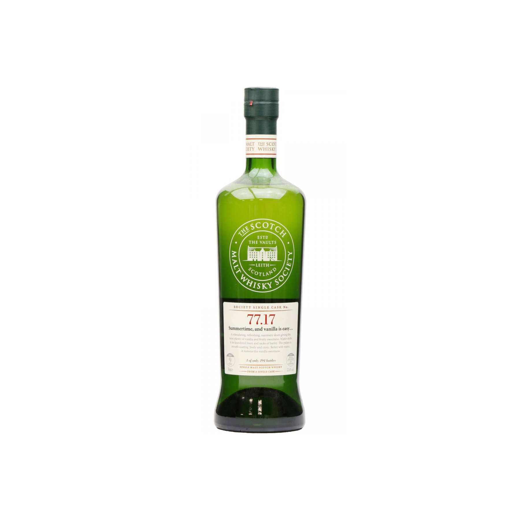 The Scotch Malt Whisky Society 2000 9 Years Single Malt Whisky