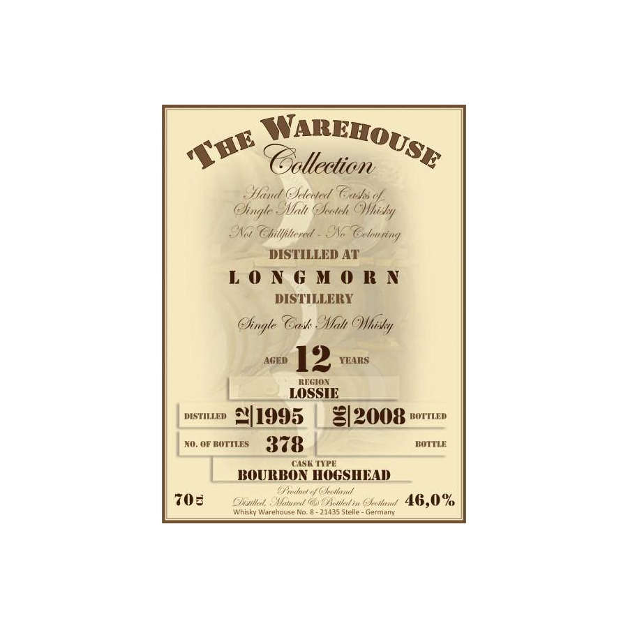 Longmorn 1995 12 Years Single Malt Whisky