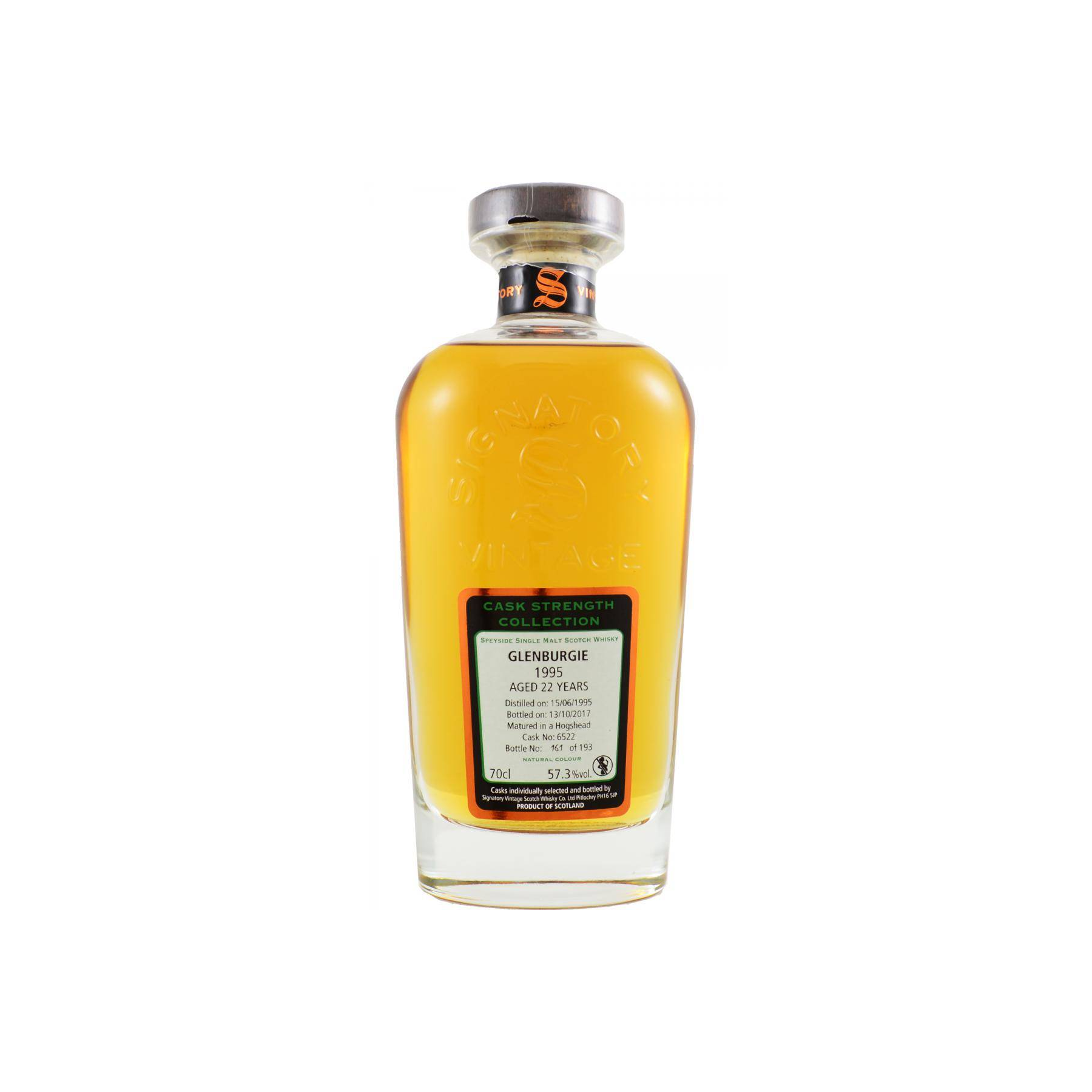 Glenburgie Cask Strength Collection 1995 22 Years Single Malt Whisky