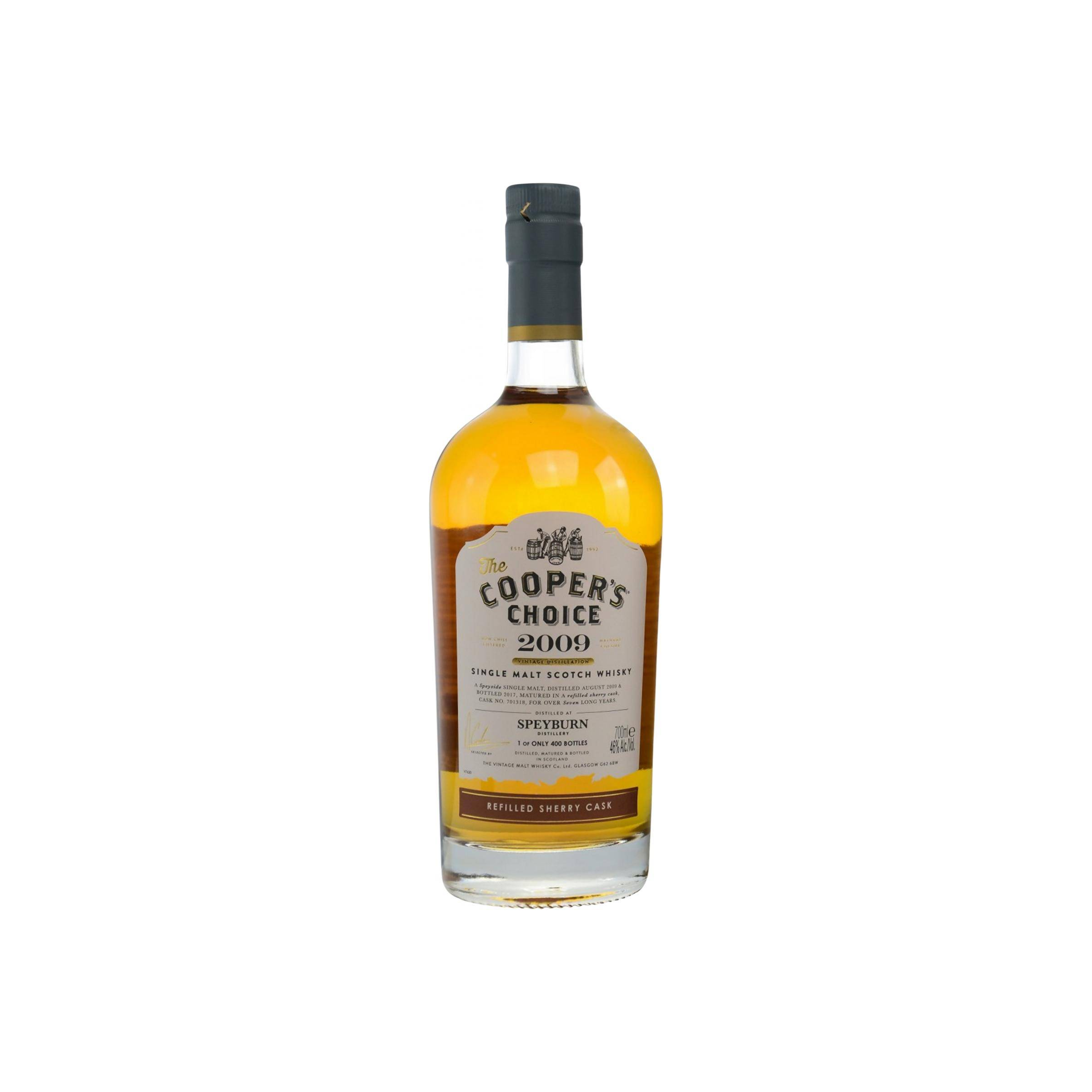 Spey The Cooper's Choice 2009 7 Years Single Malt Whisky