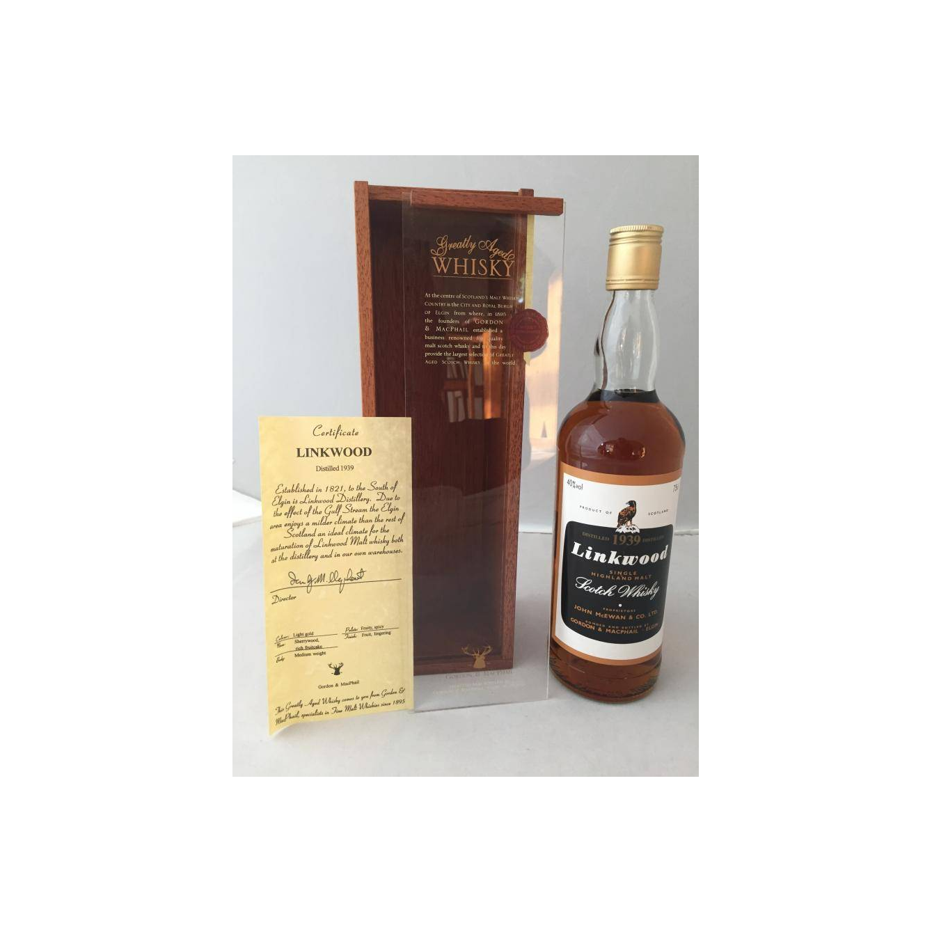 Linkwood 1939 54 Years Single Malt Whisky