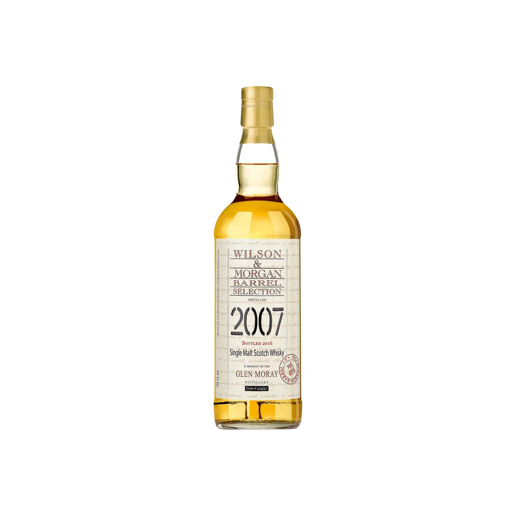 Glen Moray Barrel Selection 2007 9 Years Single Malt Whisky