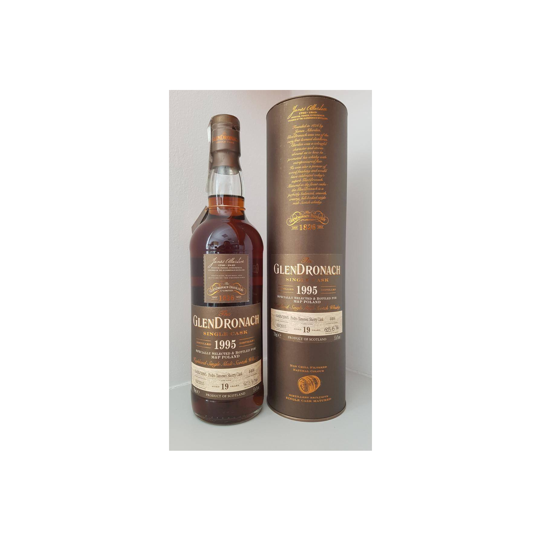 GlenDronach Single Cask 1995 19 Years Single Malt Whisky 2
