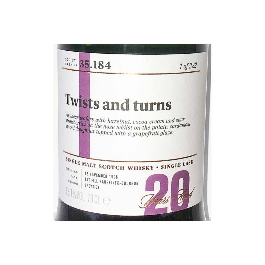 The Scotch Malt Whisky Society 1996 20 Years Single Malt Whisky 2