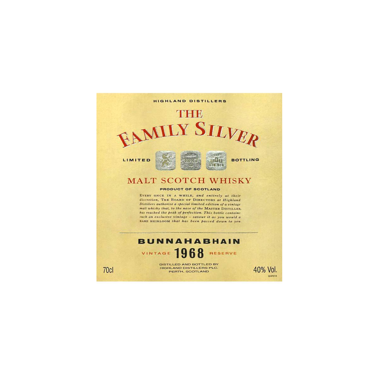 Bunnahabhain 1968 30 Years Single Malt Whisky 3