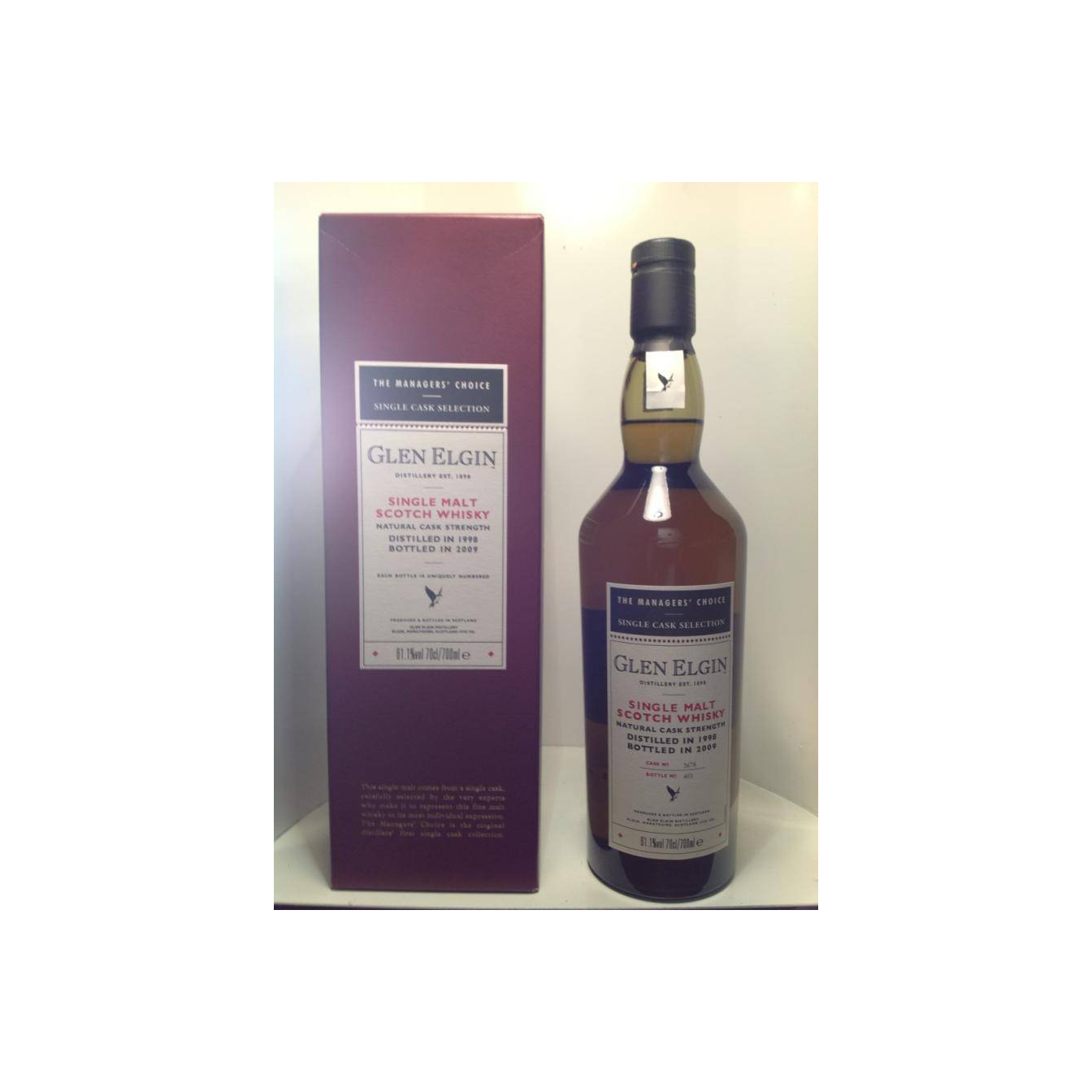 Glen Elgin 1998 10 Years Single Malt Whisky 2