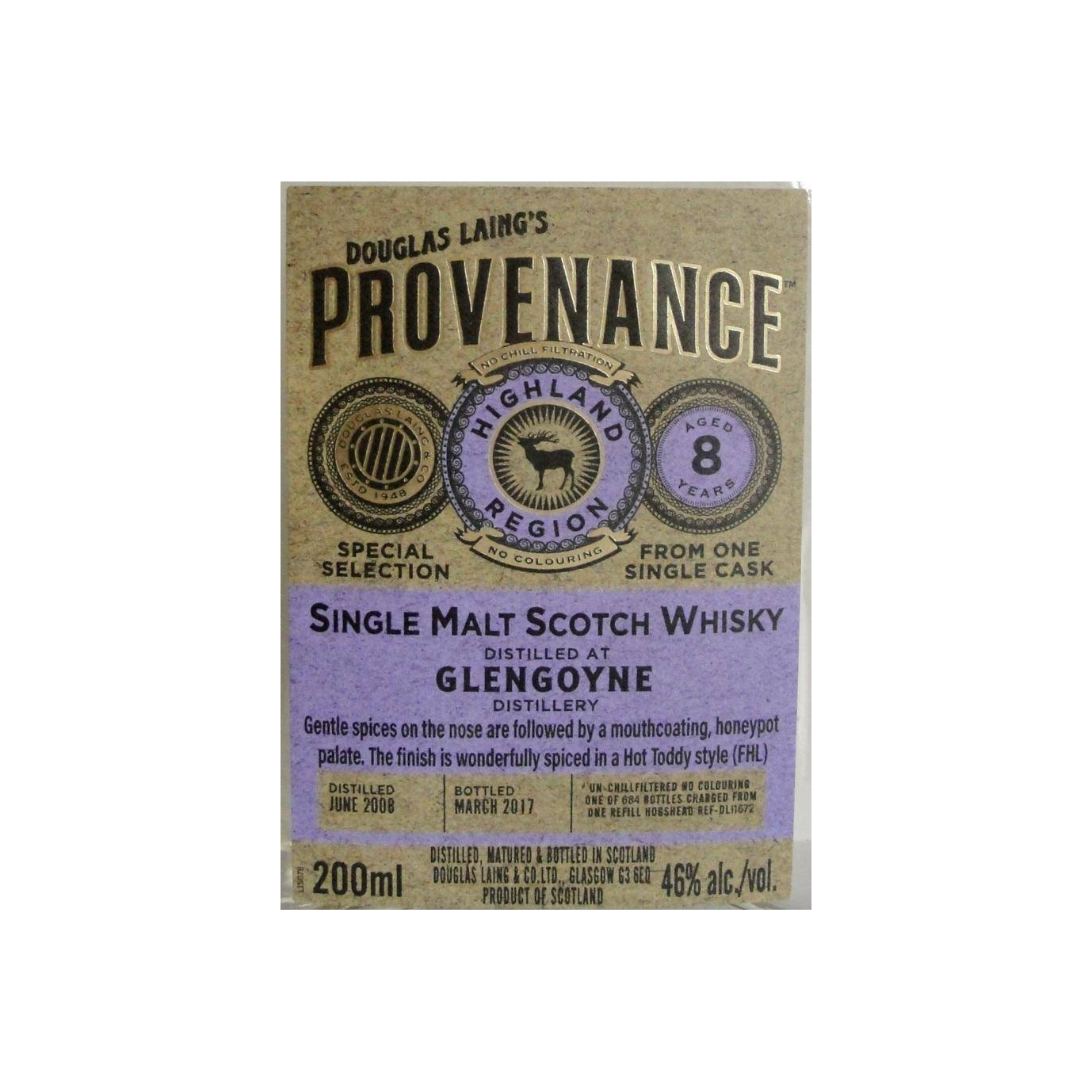 Glengoyne 2008 8 Years Single Malt Whisky 2