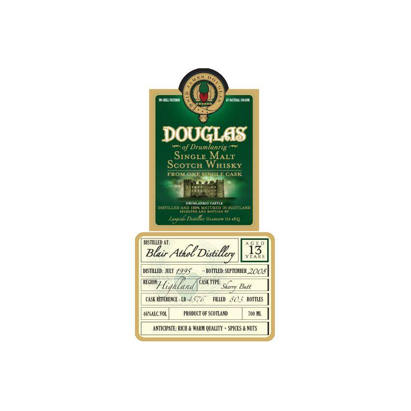 Blair Athol 1995 13 Years Single Malt Whisky