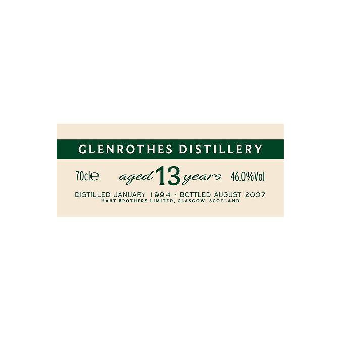 The Glenrothes Finest Collection 1994 13 Years Single Malt Whisky