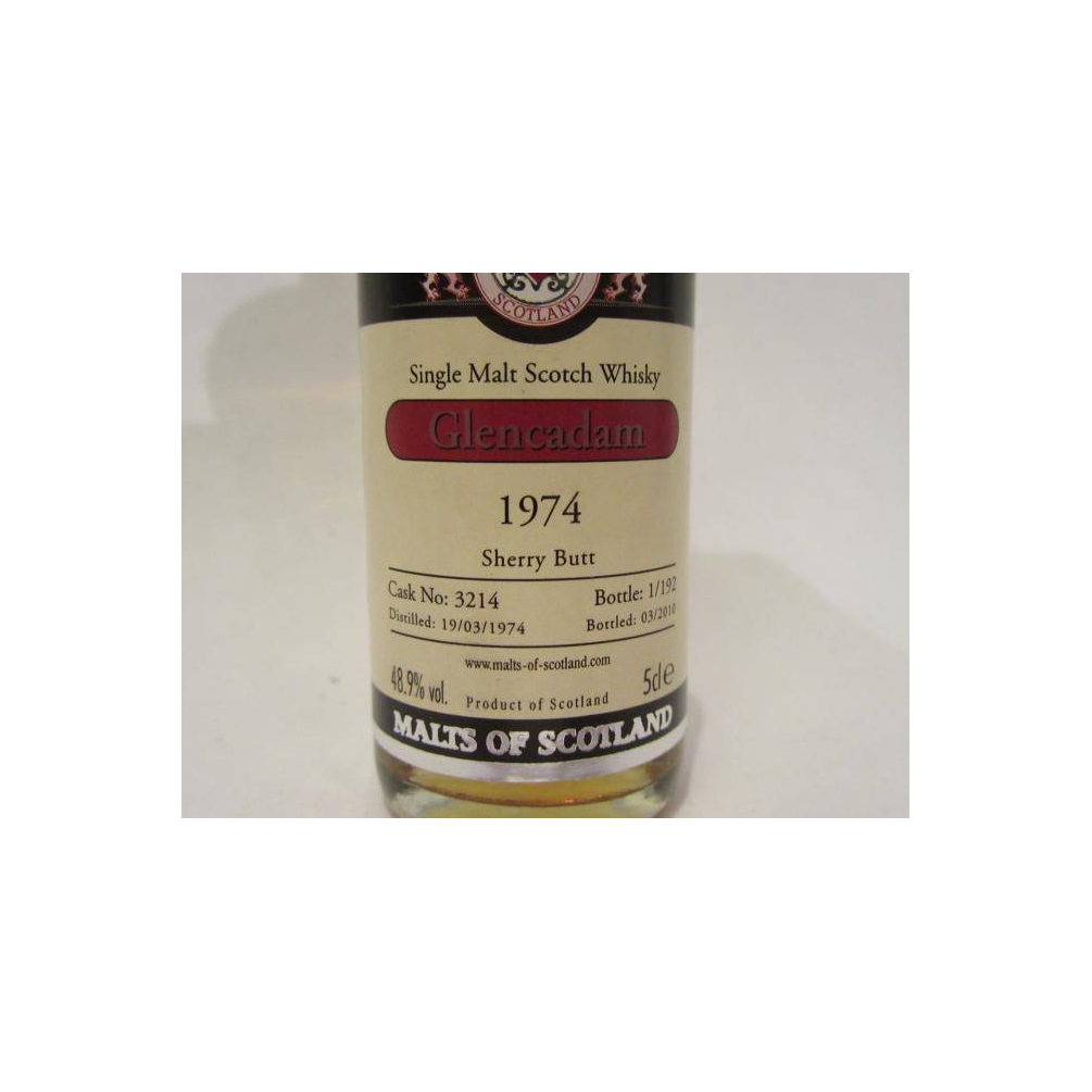Glencadam 1974 35 Years Single Malt Whisky 2