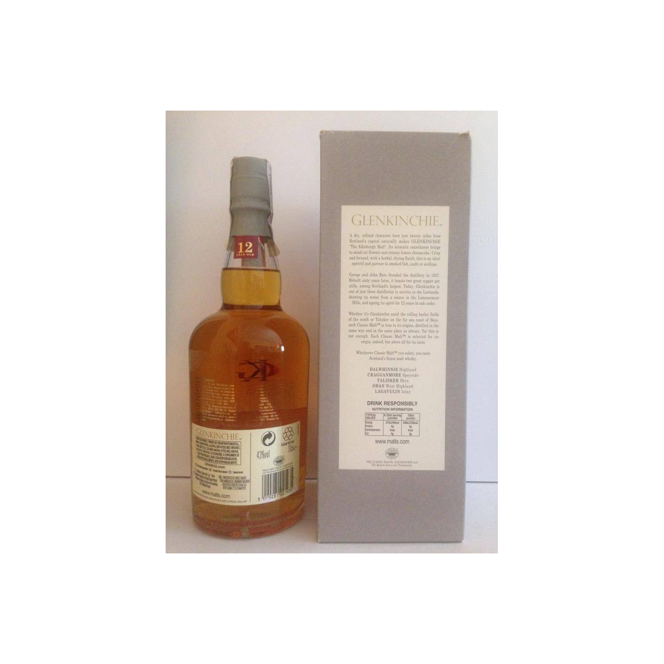 Glenkinchie 12 Years Single Malt Whisky 3