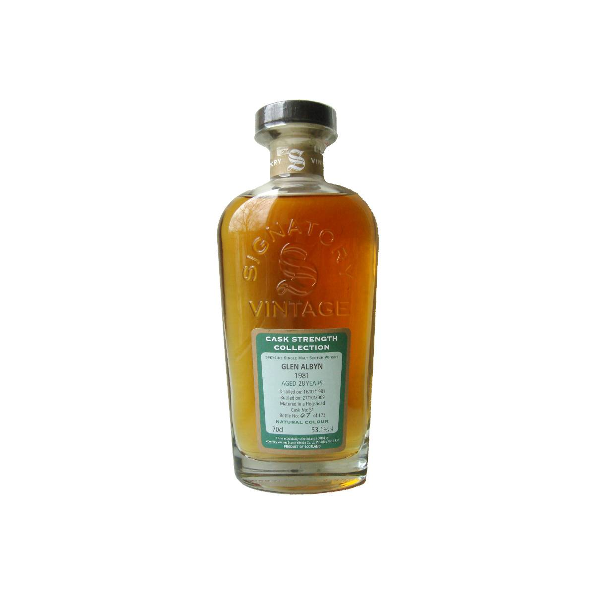 The Scotch Malt Whisky Society Cask Strength Collection 1981 28 Years Single Malt Whisky
