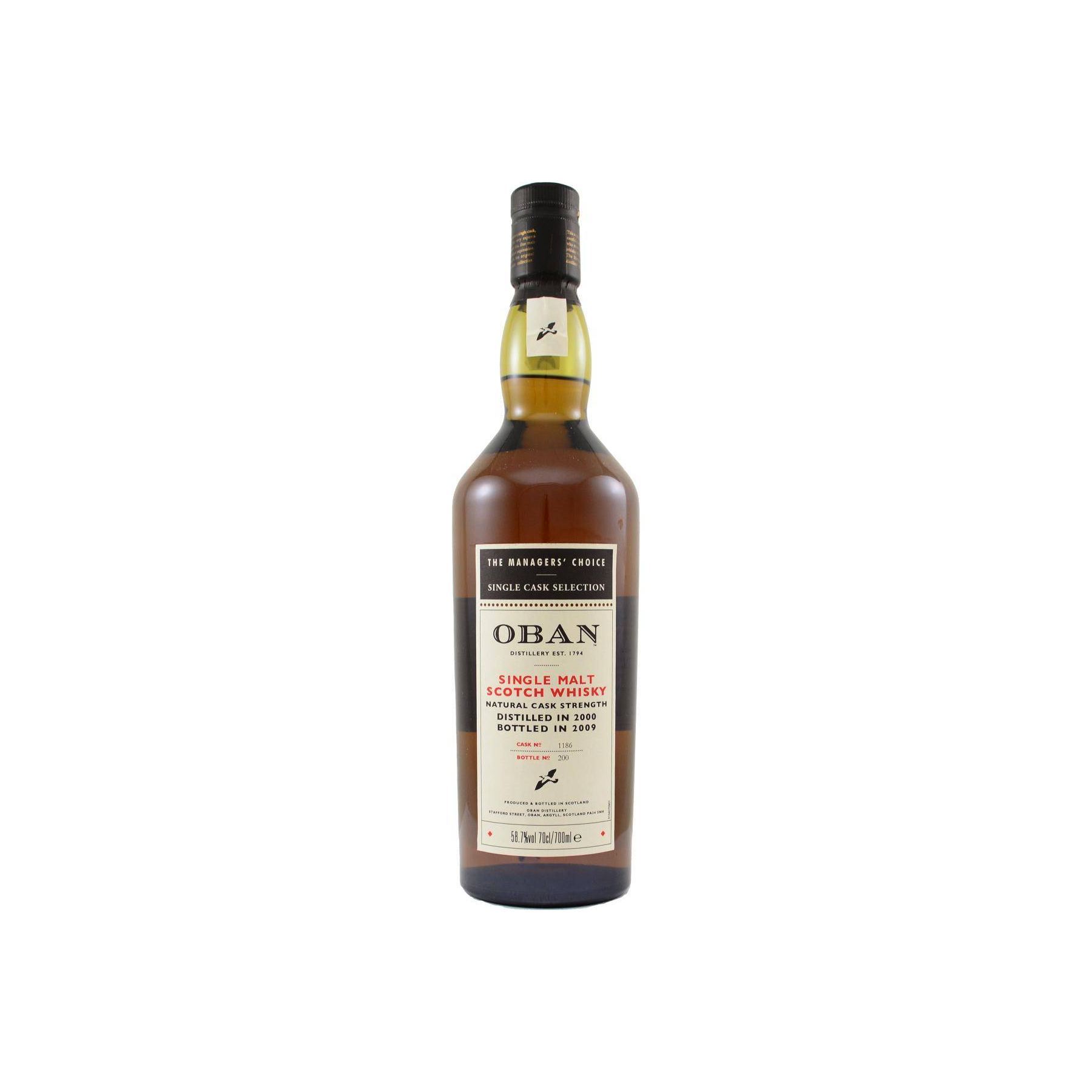 Oban 2000 8 Years Single Malt Whisky