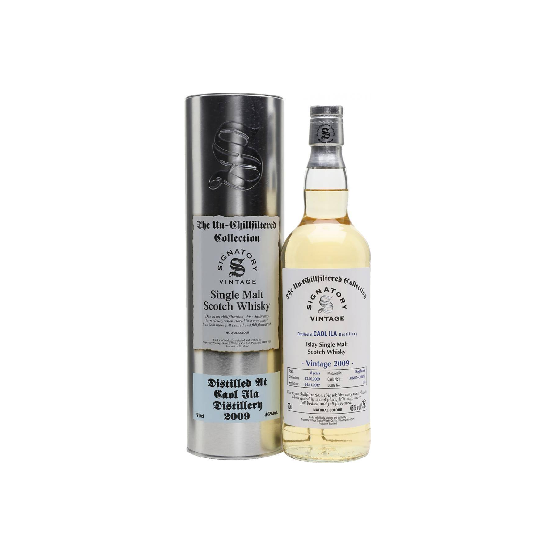 Caol Ila The Un-Chillfiltered Collection 2009 8 Years Single Malt Whisky 2
