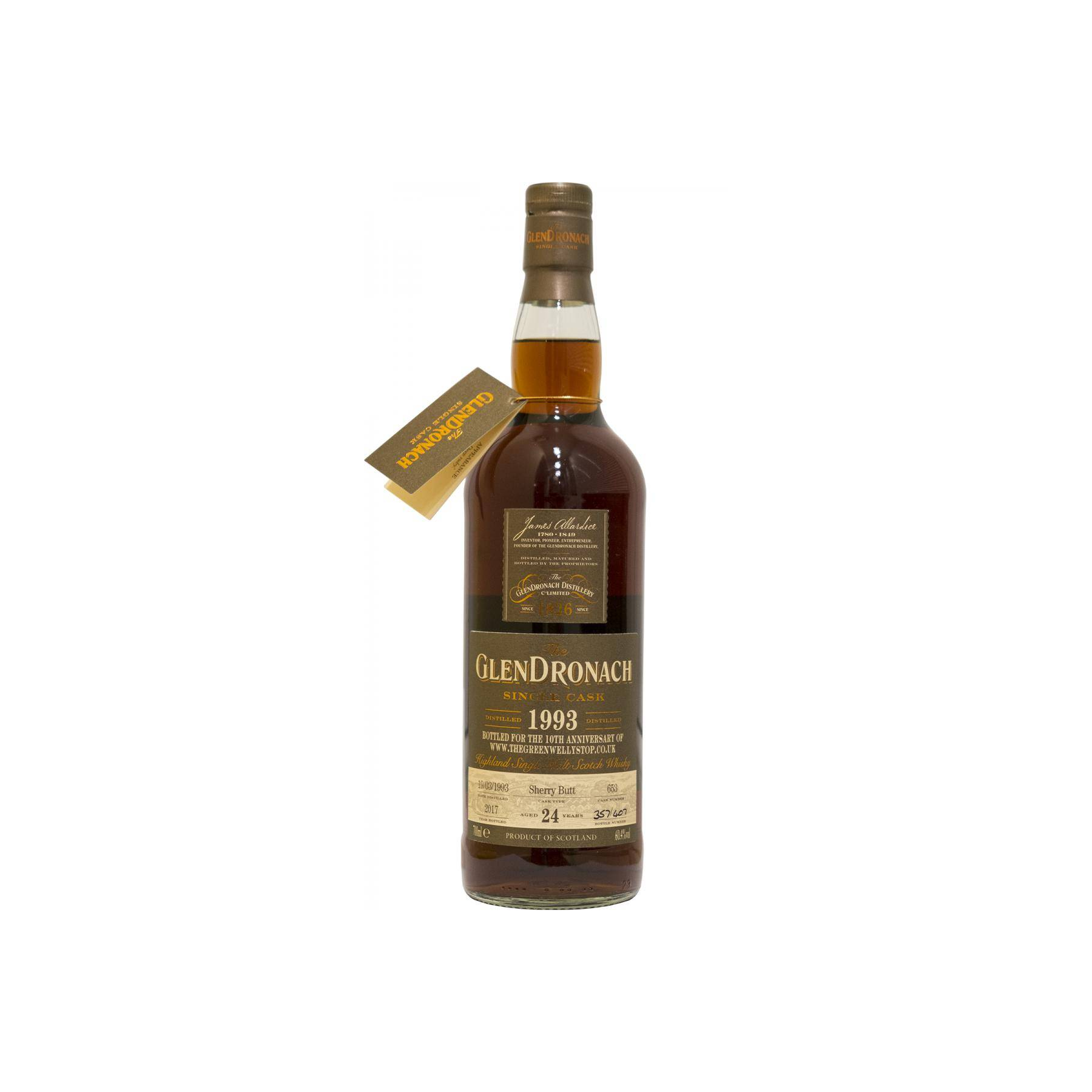 GlenDronach Single Cask 1993 24 Years Single Malt Whisky