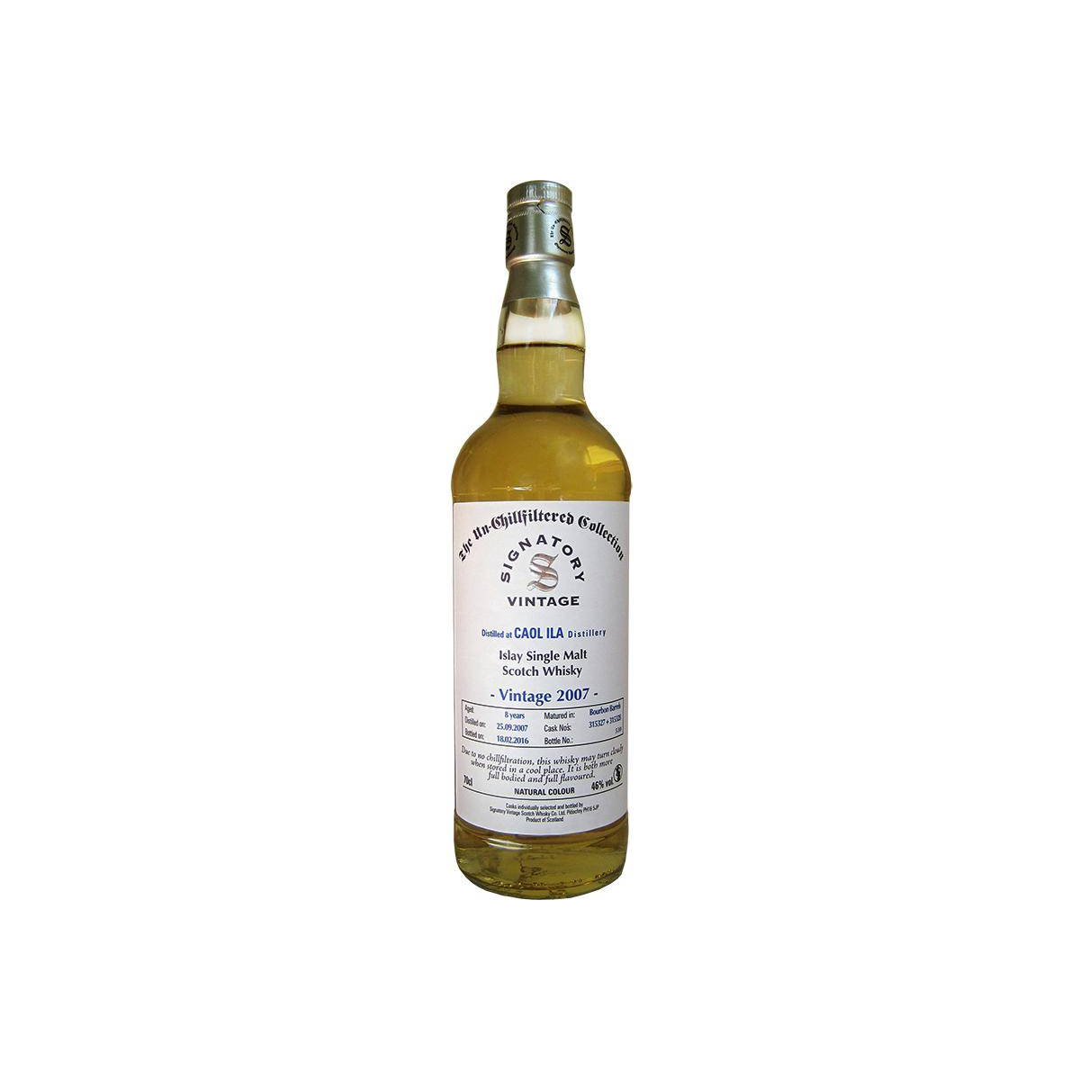 Caol Ila The Un-Chillfiltered Collection 2007 8 Years Single Malt Whisky