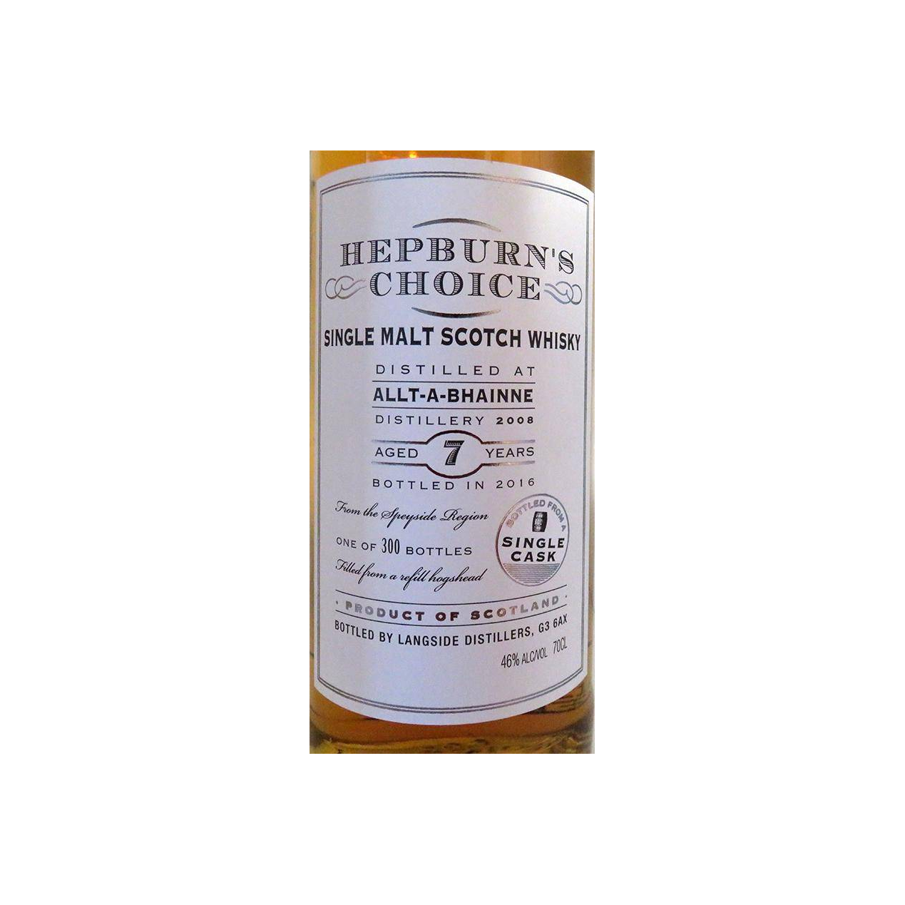 Allt-A-Bhainne 2008 7 Years Single Malt Whisky 3
