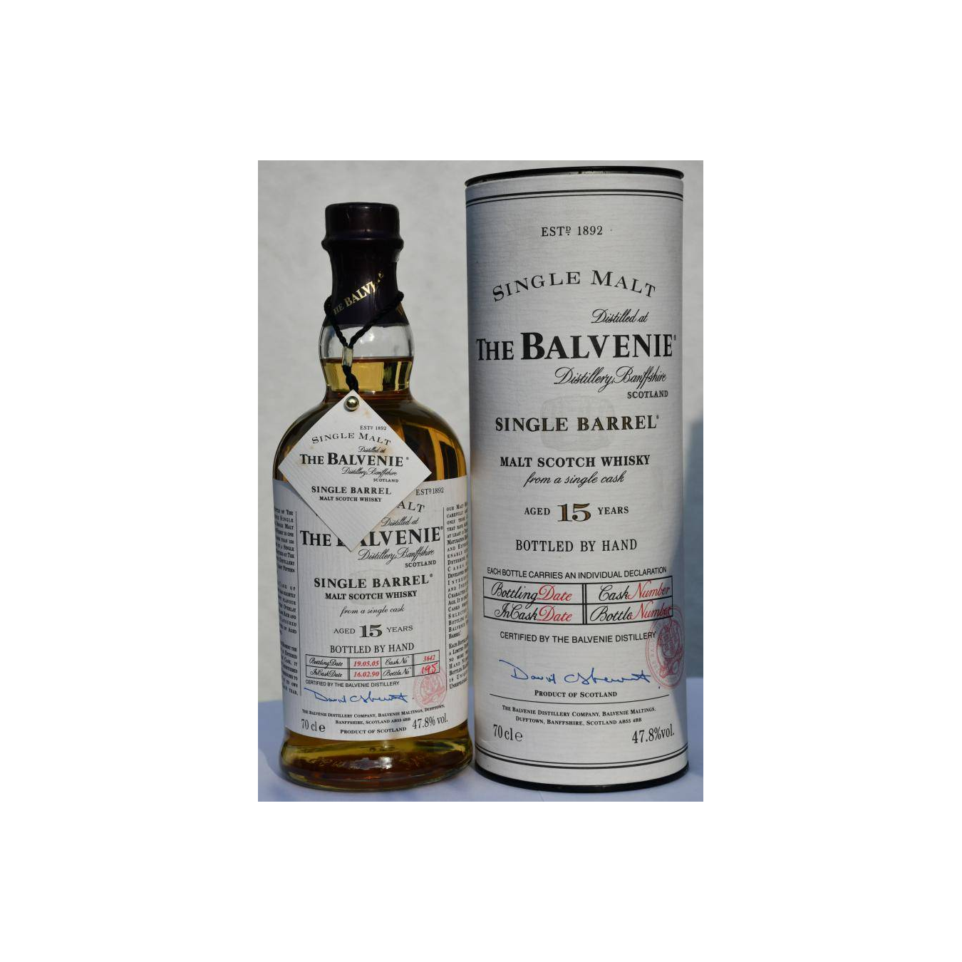 The Balvenie Single Cask 1990 15 Years Single Malt Whisky 3