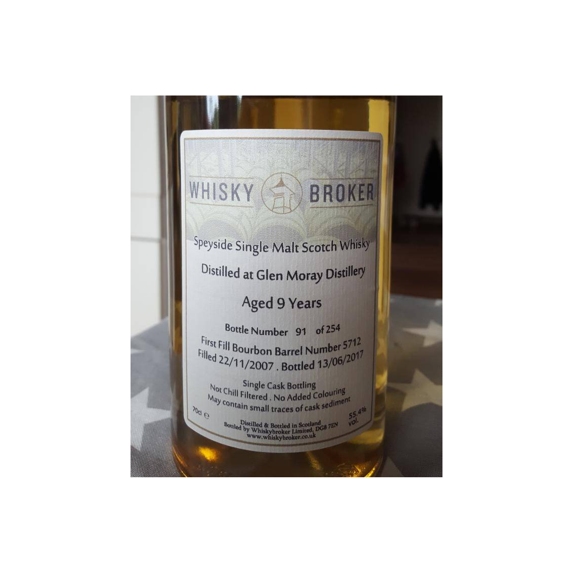 Glen Moray 2007 9 Years Single Malt Whisky
