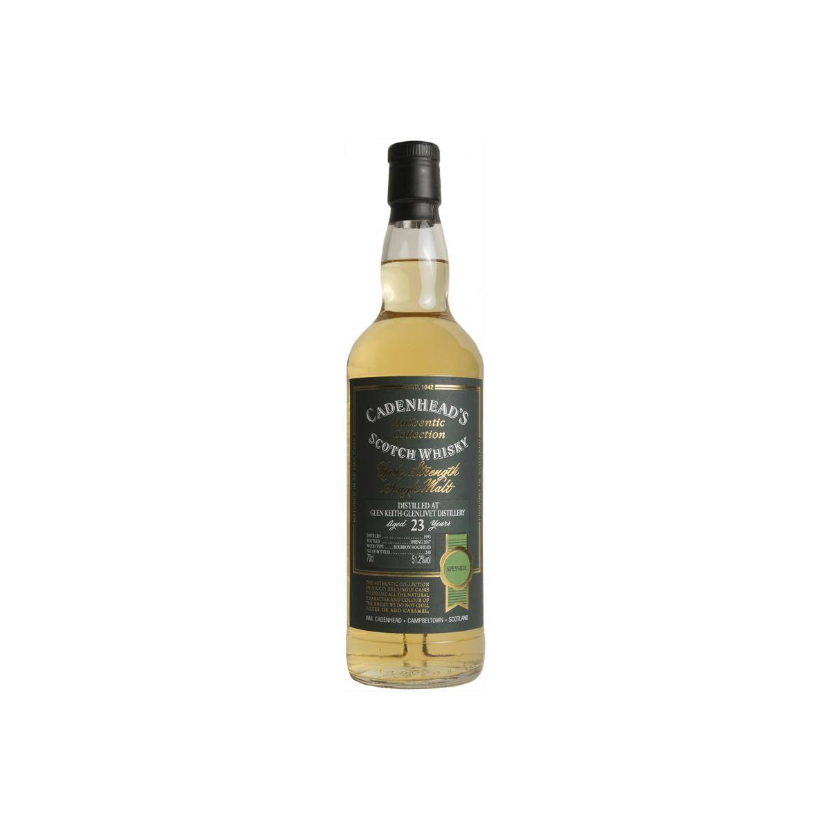 Glen Keith Authentic Collection 1993 23 Years Single Malt Whisky