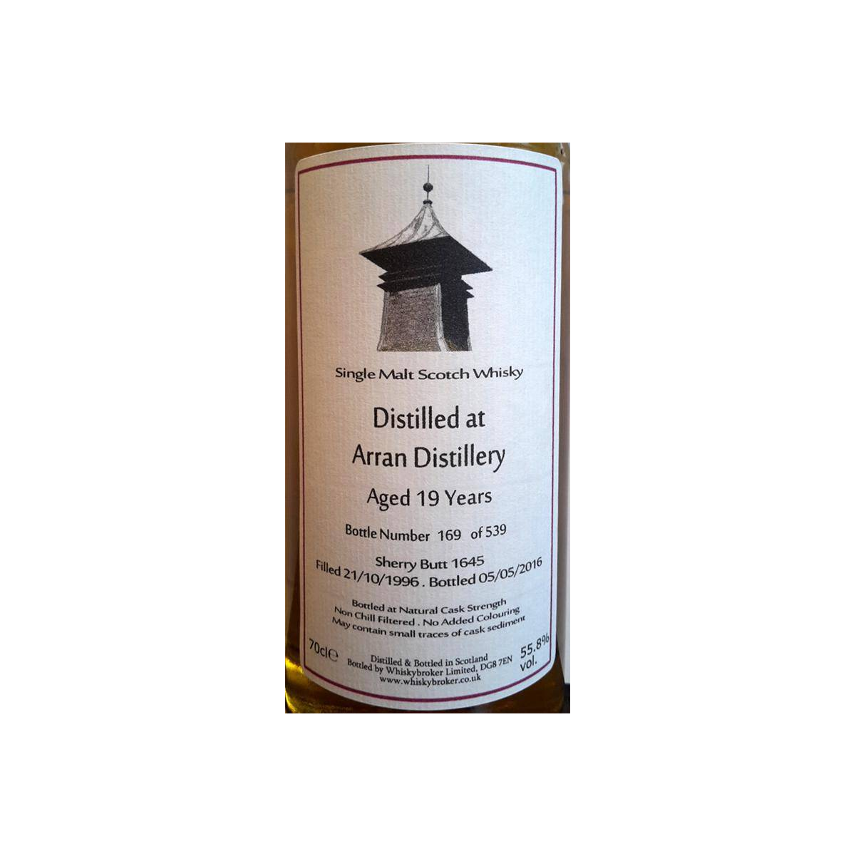 Arran 1996 19 Years Single Malt Whisky 3