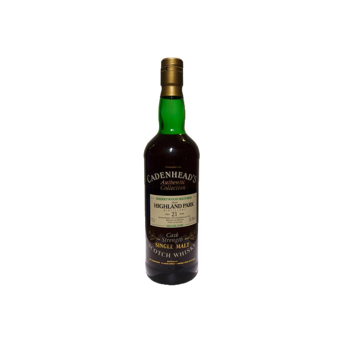 Highland Park Authentic Collection 1972 21 Years Single Malt Whisky