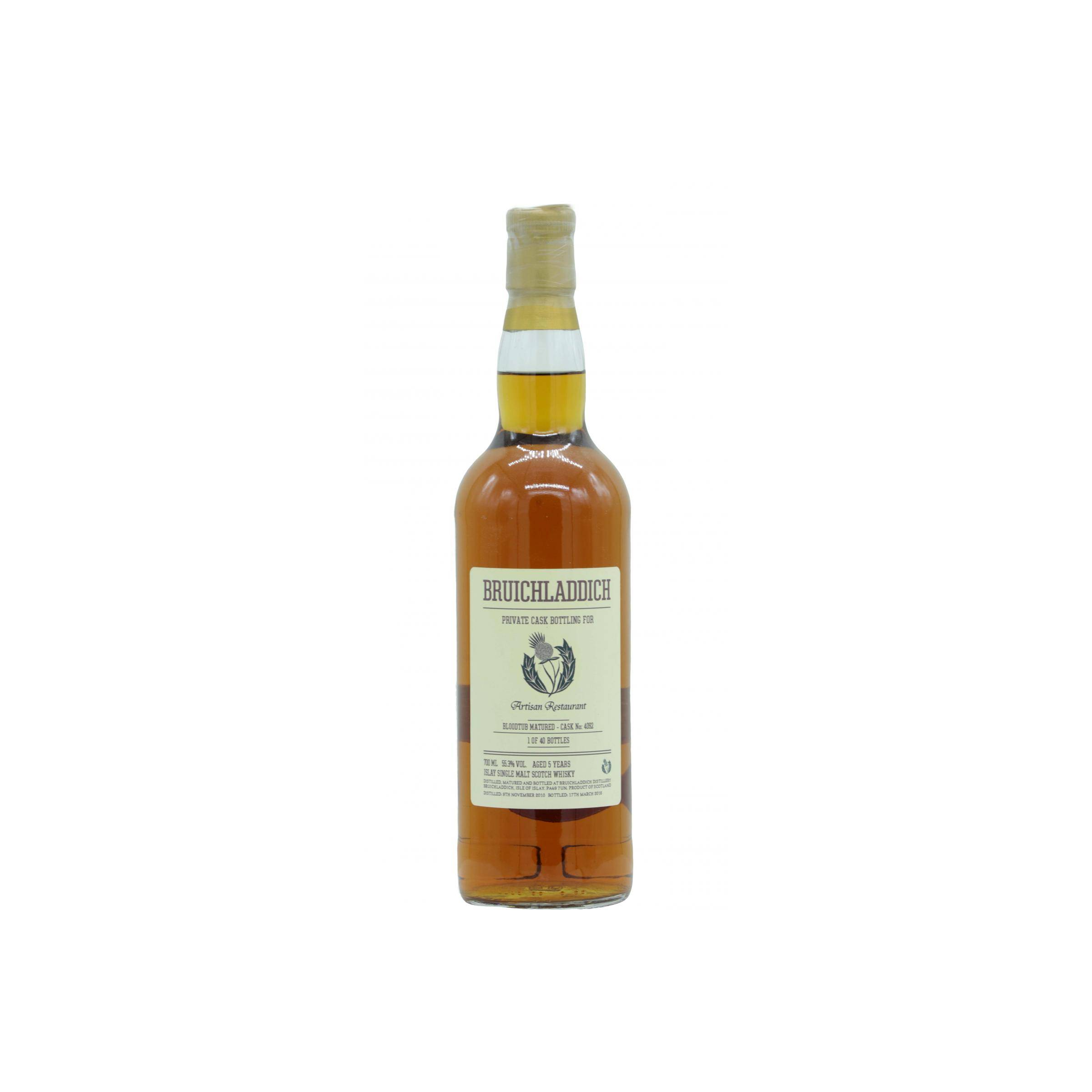 Bruichladdich 2010 5 Years Single Malt Whisky
