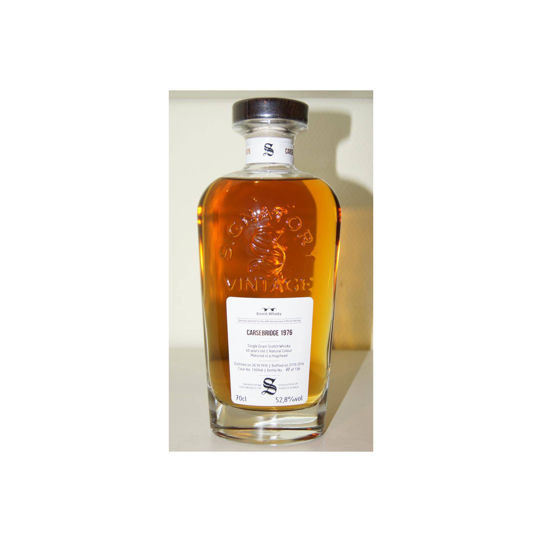 Carsebridge Cask Strength Collection 1976 40 Years Single Grain Whisky 2